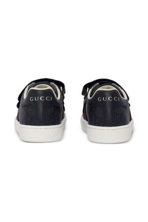 sneakers in pelle blu GUCCI KIDS | 463088FAD478454